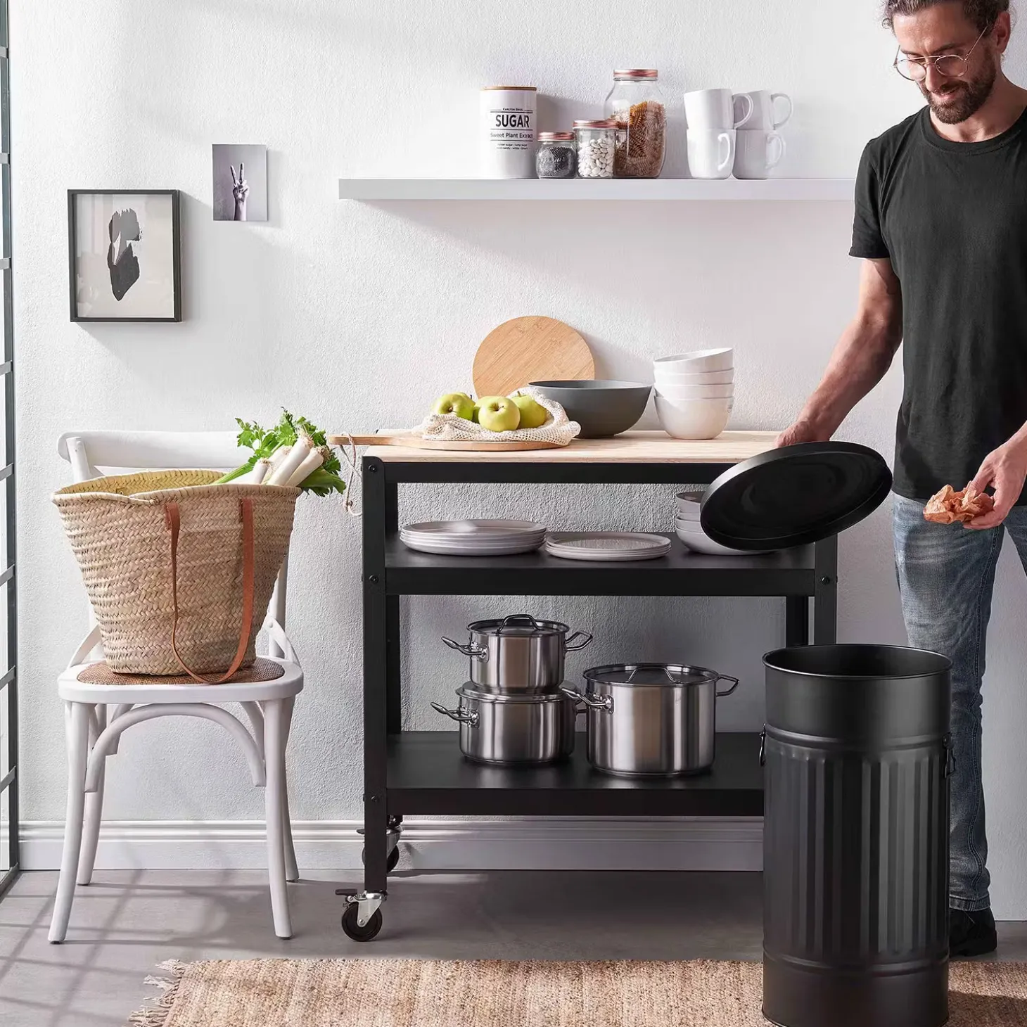 ZINC Mülltonne Oskar