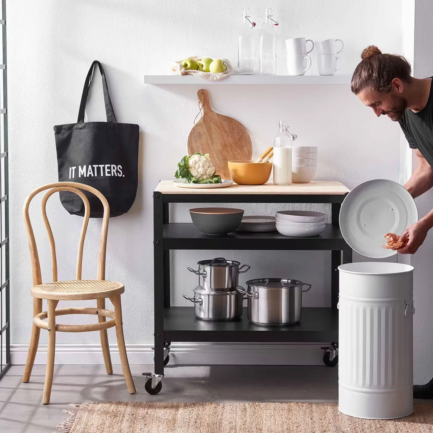 ZINC Mülltonne Oskar